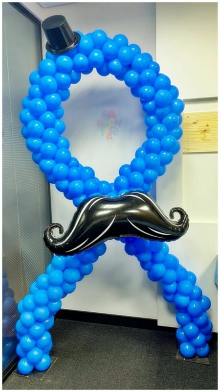18 decoração com balões novembro azul Pinterest