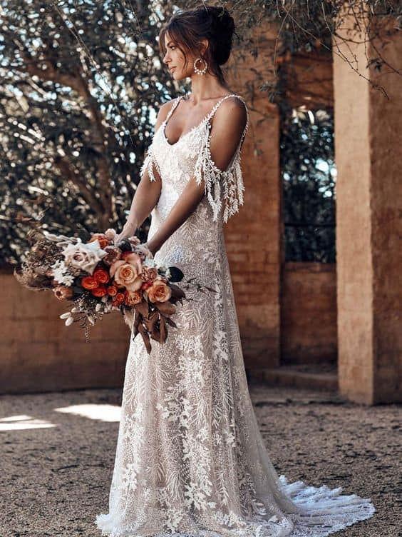 22 vestido boho noiva Pinterest