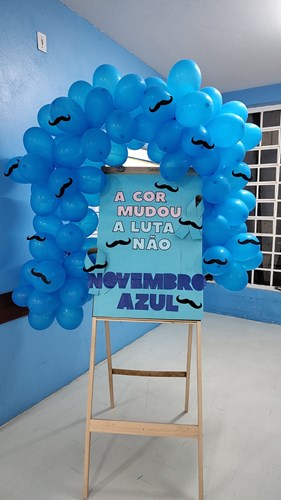 23 decoração simples novembro azul Prefeitura de São José dos Campos