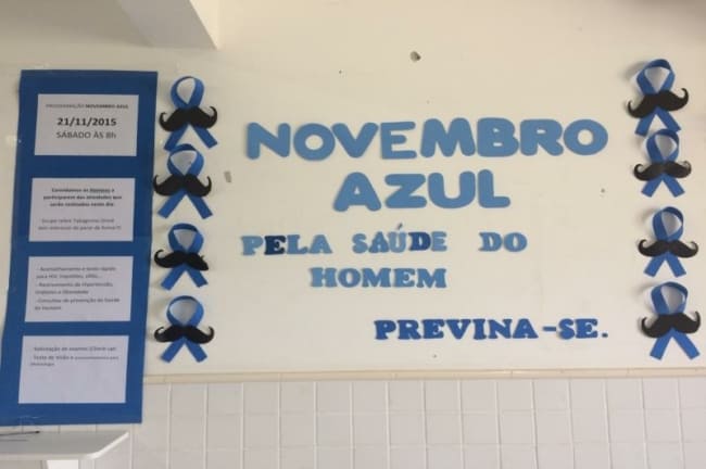 3 decoração simples EVA novembro azul Prefeitura de Itajaí
