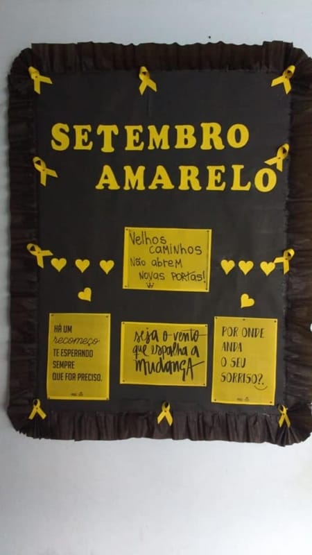 30 decoração conscientização setembro amarelo Prefeitura Municipal de Mantena