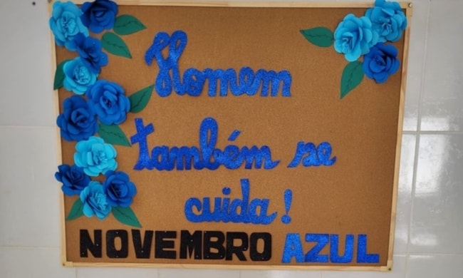 7 decoração EVA novembro azul Prefeitura de Miradouro