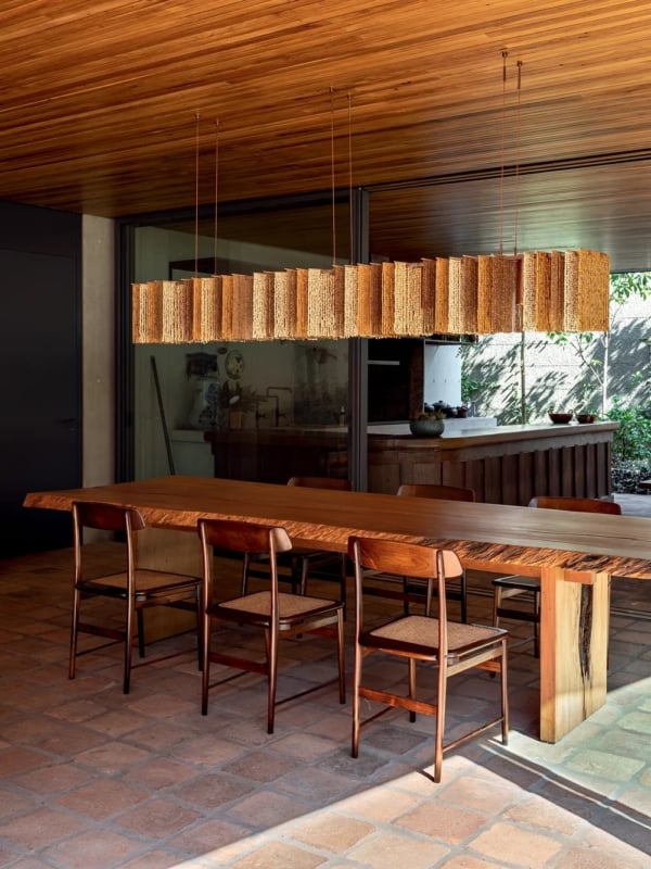 11 mesa rústica de madeira maciça Casa Vogue