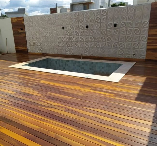 13 deck de piscina em madeira ipê @williamcarpinteiroo