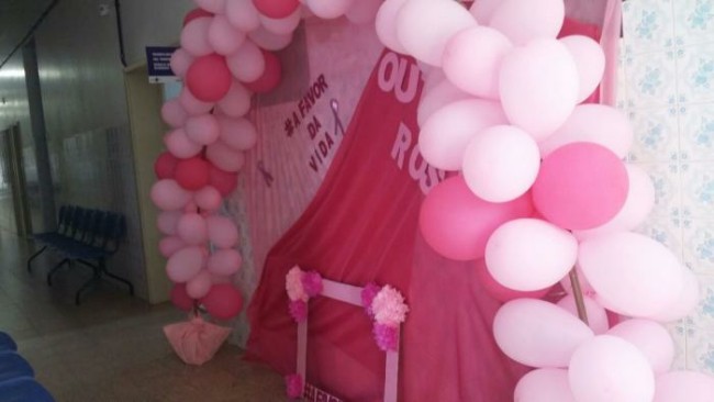 18 decoração balões outubro rosa Prefeitura Municipal de General Câmara