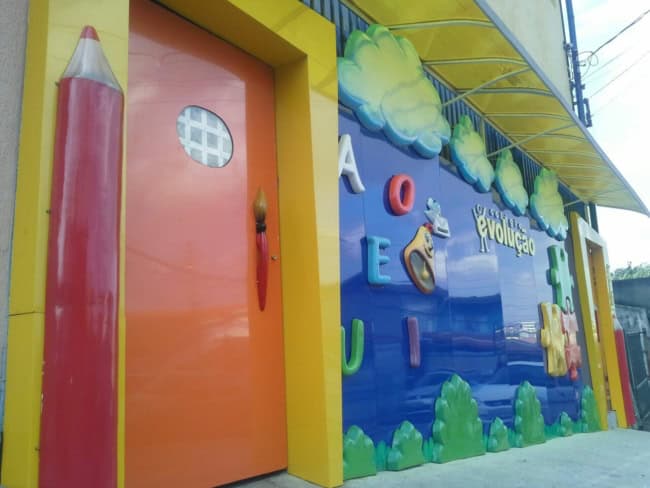 20 fachada escola pequena e colorida Pinterest