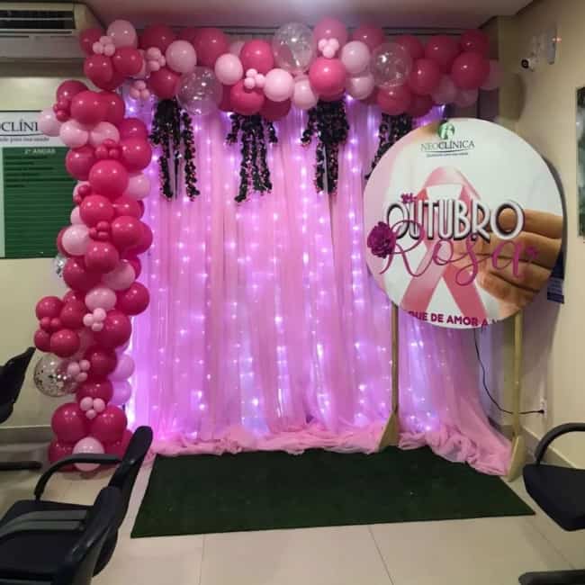 21 decoração com balões outubro rosa @dany events