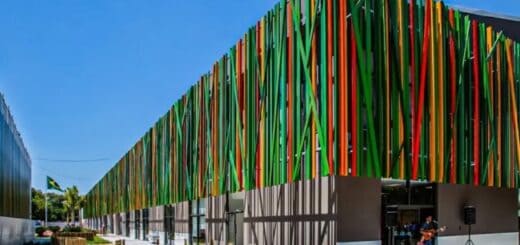 3 fachada de escola moderna e colorida Exame