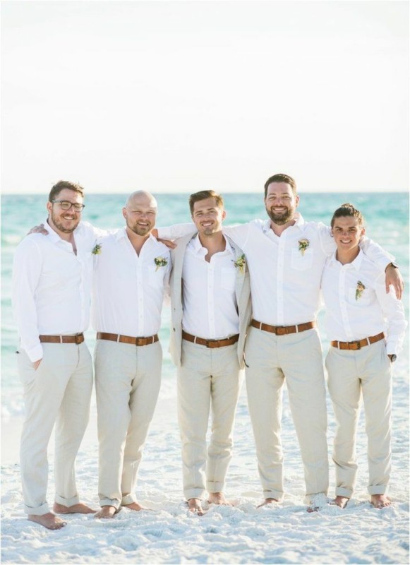 44 traje padrinhos casamento na praia Pinterest