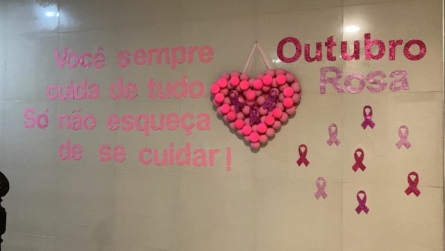 7 decoração outubro rosa Hospital do Tricentenário