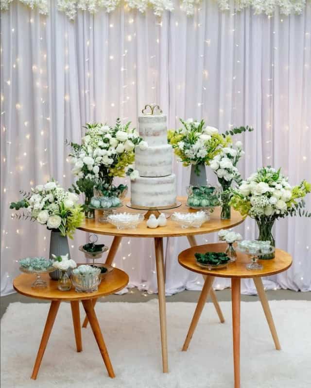 1 decoração simples e minimalista casamento @ashdecoracoes