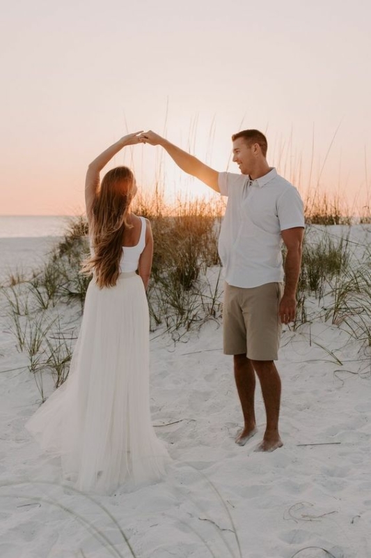 15 inspiração pré wedding praia Pinterest