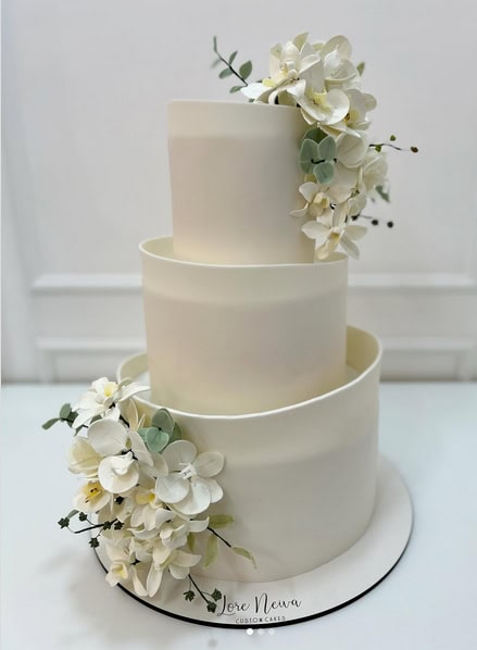 22 bolo moderno e chique casamento @loreneivacustomcakes
