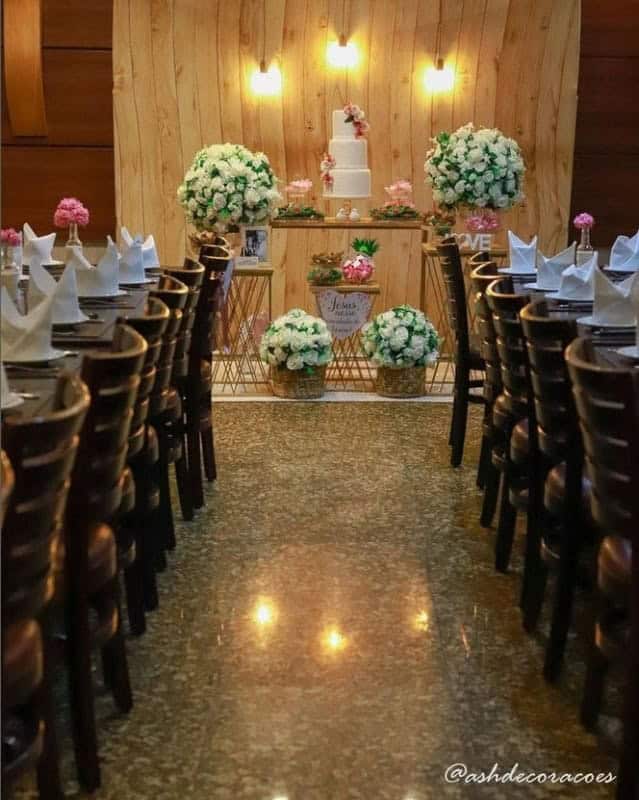 22 decoração simples casamento civil em restaurante @ashdecoracoes