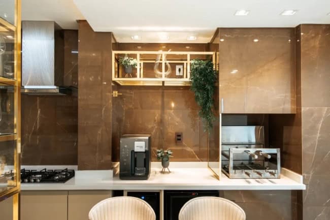 25 cozinha moderna com área gourmet Casa Abril