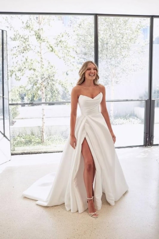 25 vestido de noiva casamento minimalista Pinterest