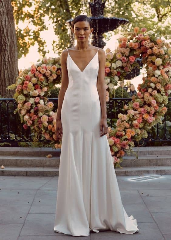27 vestido minimalista noiva Pinterest
