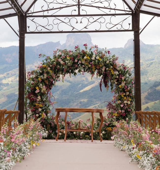10 decoração casamento de dia com flores coloridas @camilla abduch
