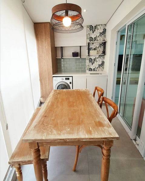 24 mesa em madeira tauari @unidecor arquitetura