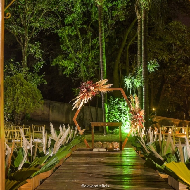 30 decoração casamento a noite ao ar livre @coliseupampulha