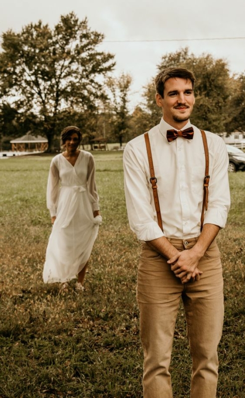 40 roupa noivo casamento no campo Pinterest