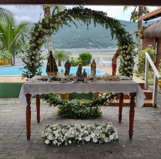 5 decoração casamento Umbanda @alinecandidadesignfloral