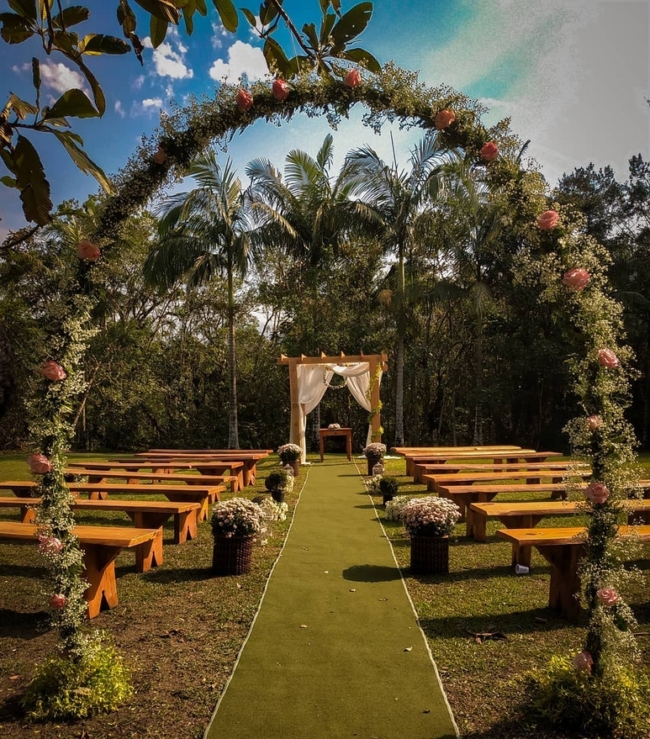 6 decoração simples cerimônia de casamento no campo @araujo deyvid