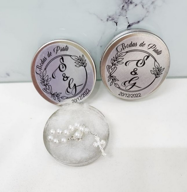 1 lembrancinha simples bodas de prata @karinaalbinopersonalizados