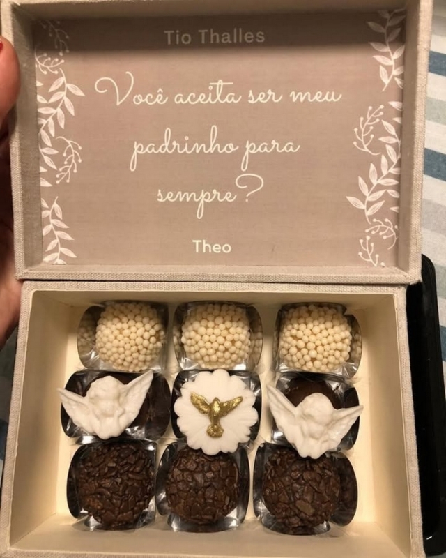 23 caixa convite padrinho batismo @ateliesenaartesanatos