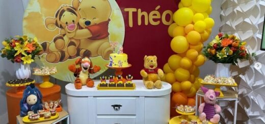 11 decoração festa ursinho Pooh @laridecore