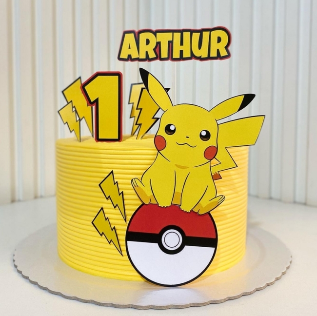 2 bolo chantininho Pikachu @docesadoceii