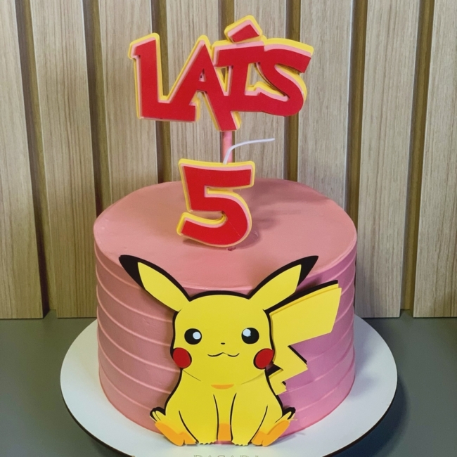 21 bolo Pikachu menina @basaridoces