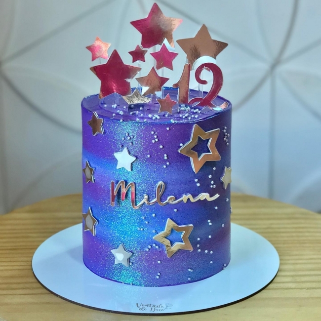 21 bolo galáxia feminino @vontad doce