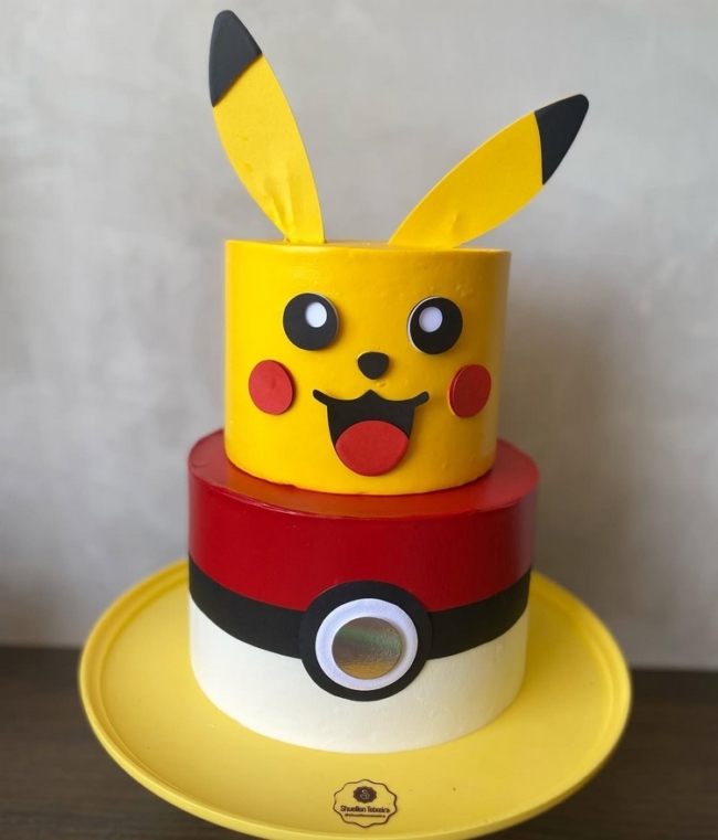 33 bolo Pikachu 2 andares @shuellenteixeira