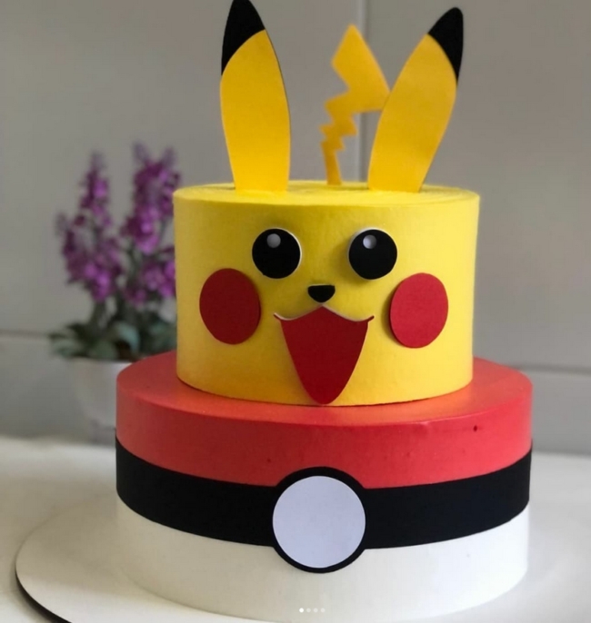 35 bolo Pikachu 2 andares @personalizartte