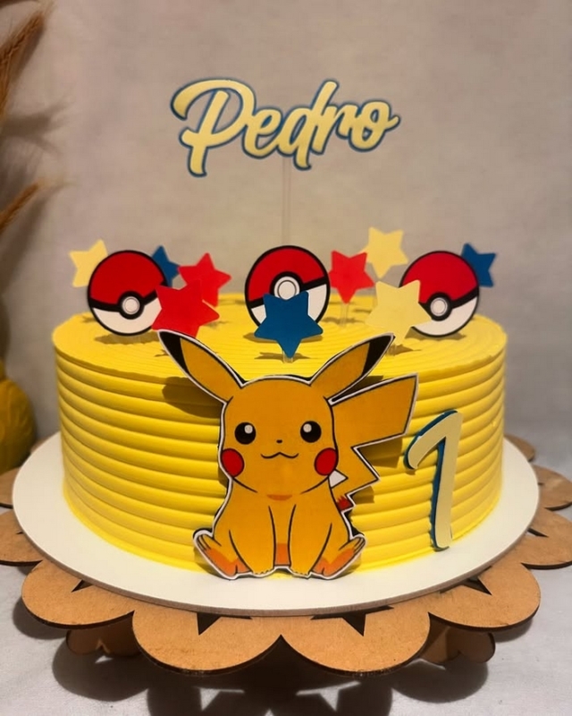 5 bolo Pikachu chantininho @delicias da lya