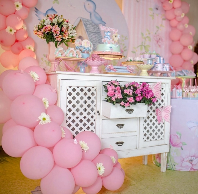 7 decoração chá de bebê rosa @lisiamonteirofestas