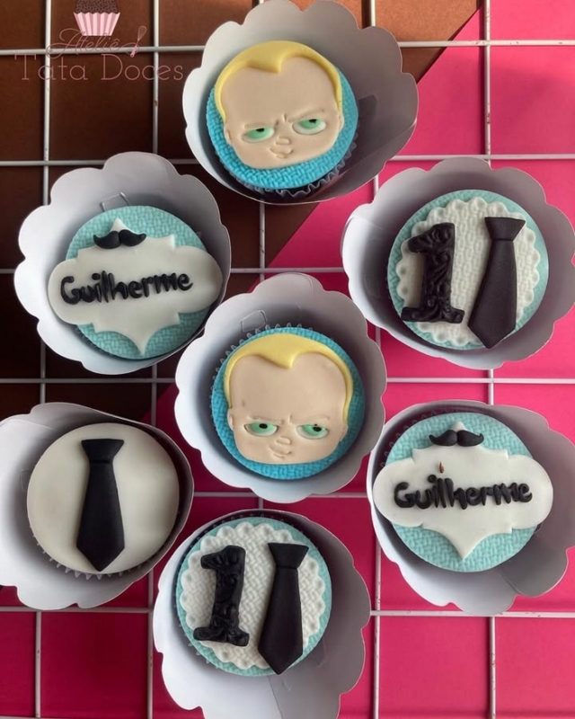 13 cupcake personalizado Poderoso Chefinho @atelietatadoces