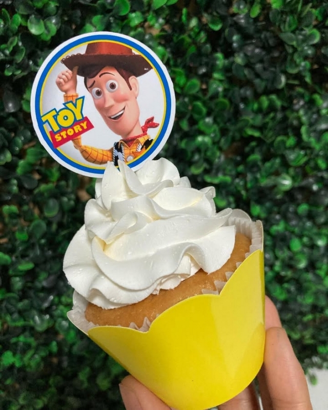17 cupcake Toy Story com topo @kitutesdaangelica