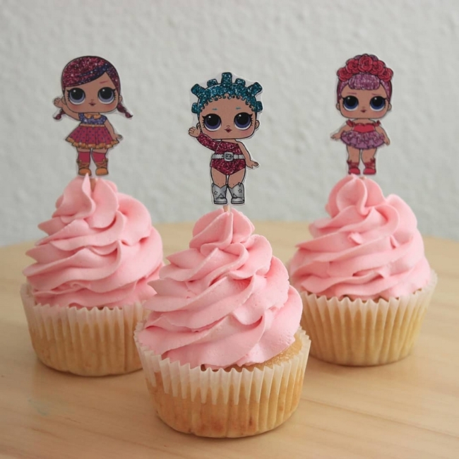 2 cupcake LOL Surprise simples @cupin