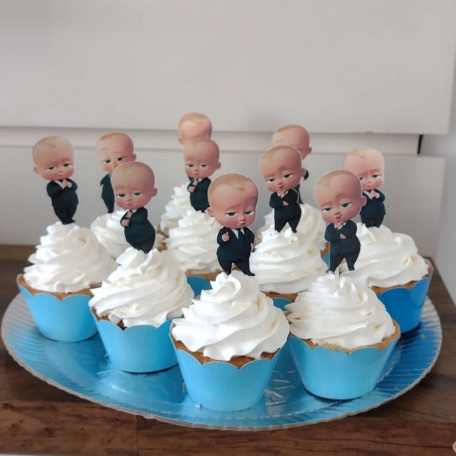 23 cupcake simples Poderoso Chefinho @gordicesdabiaofc