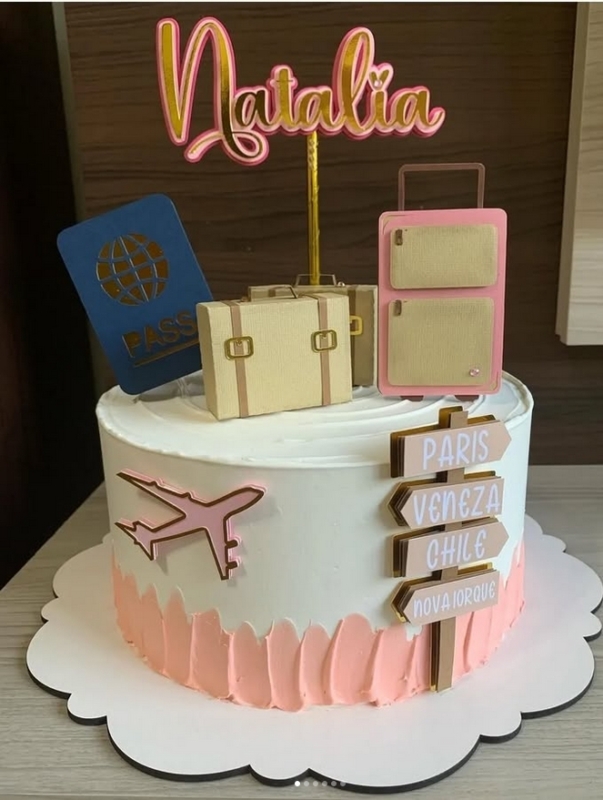 4 topo de bolo de malas de viagem @ateliefazendoartepapelaria