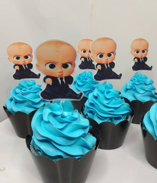 5 cupcake chantininho Poderoso Chefinho @docemania ls