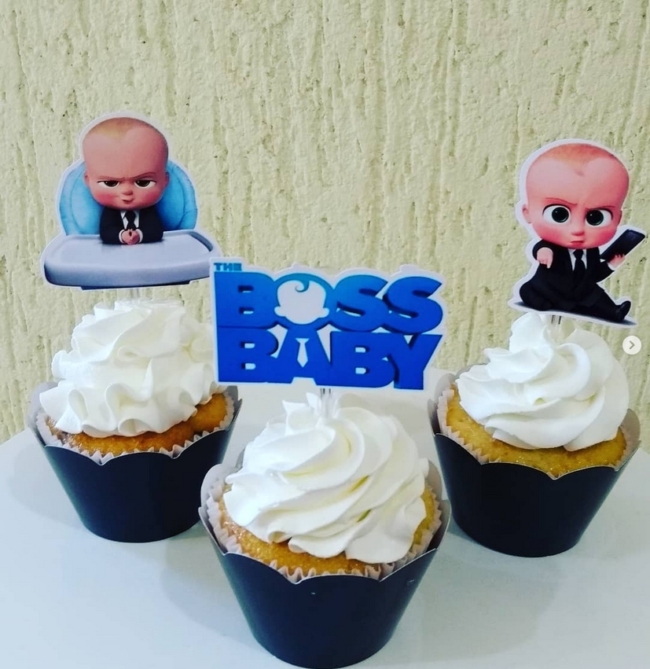6 cupcake Poderoso Chefinho chantilly @nessacakes confeitaria