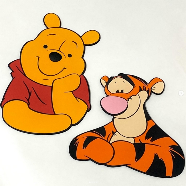 7 topo de bolo Ursinho Pooh @ariellypapelaria