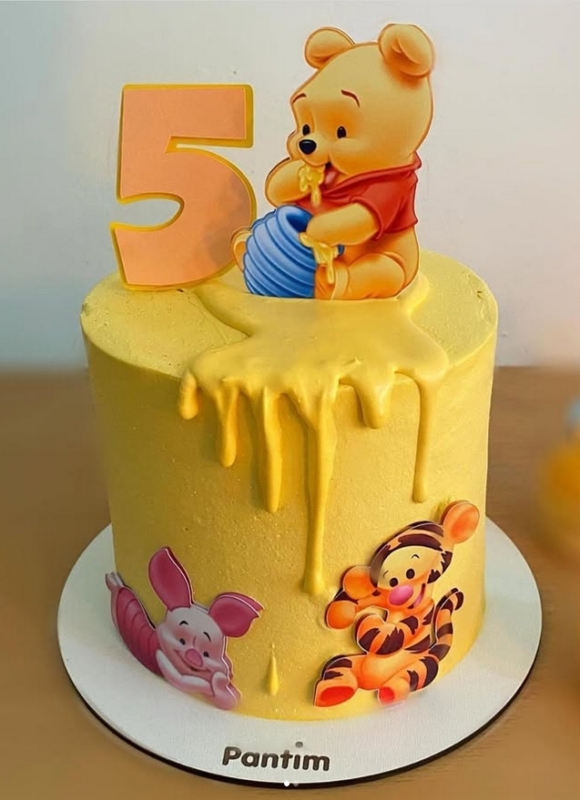 9 topo de bolo Ursinho Pooh @criativepersonalizadospe