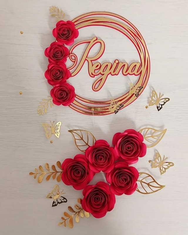 13 topo de bolo de rosas vermelhas @delicadezasdapatty
