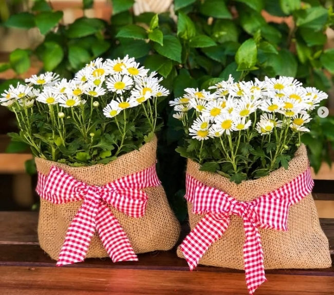 16 enfeite de festa junina com flores @carollima atelie