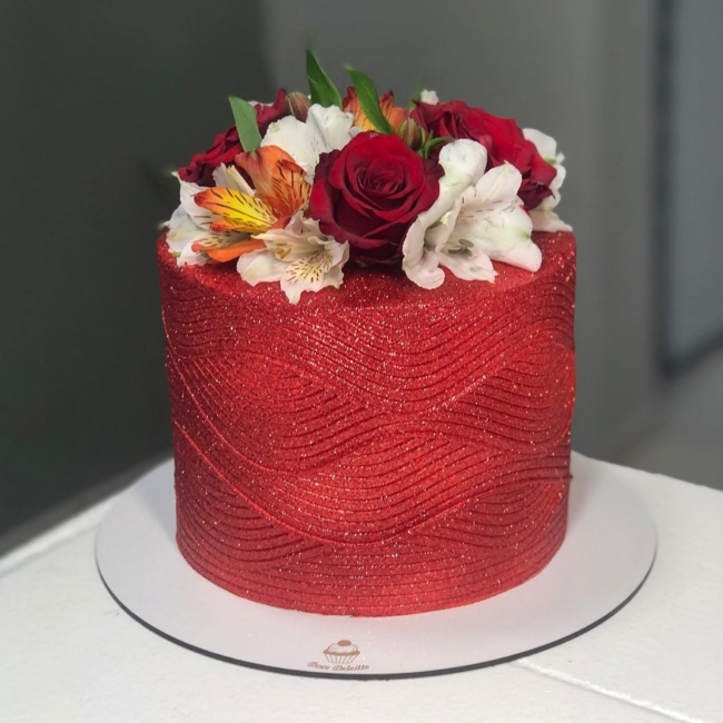 25 topo de bolo de flores naturais @doce deleitte