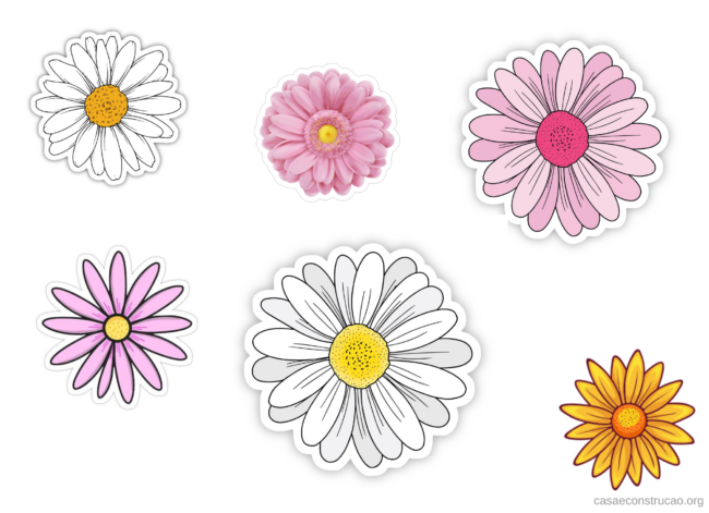 37 topo de bolo de flores para imprimir